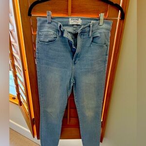 NWOT Never Been Worn FRAME Denim Jeans Ali Cigarette High Rise Sise 28 Light